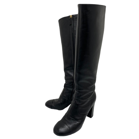 【中古】 CHANEL シャネル BOOTS ロングブーツ 39 USED 中古 SHOES 靴