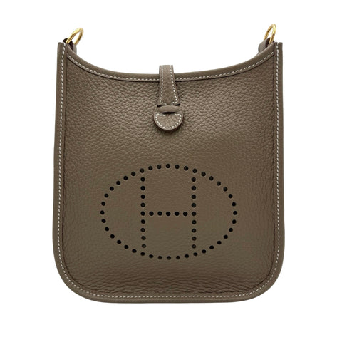 【新品未使用】 Hermes エルメス EVELYNE TPM エヴリン TPM ショルダーバッグ K刻(2025年) エトゥープ トリヨン 新品未使用 NEW バッグ