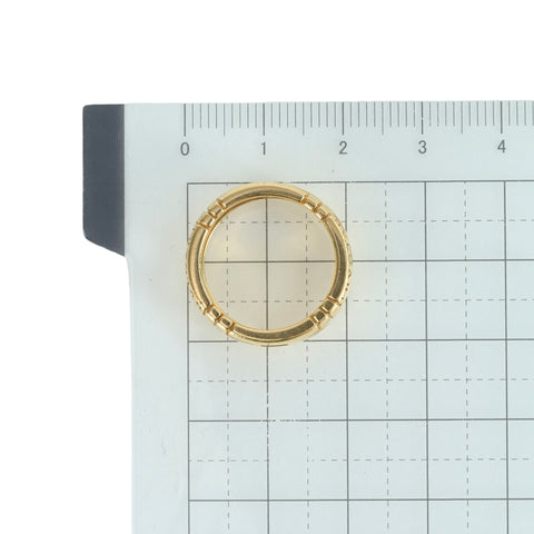 【中古】BVLGARI ブルガリ K18YG RING オープンパレンテシ リング #52 6.9g