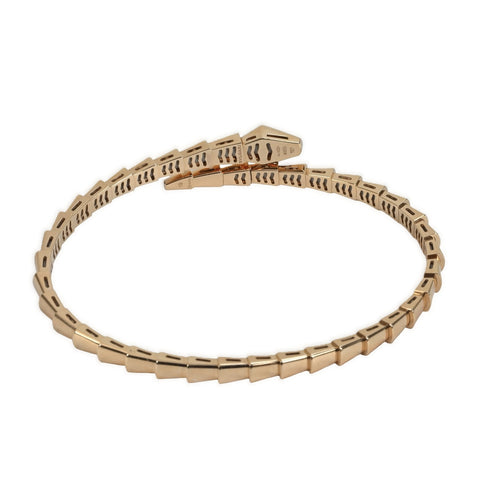 【中古】BVLGARI ブルガリ K18PG セルペンティ ヴァイバー ブレスレット 22.9g