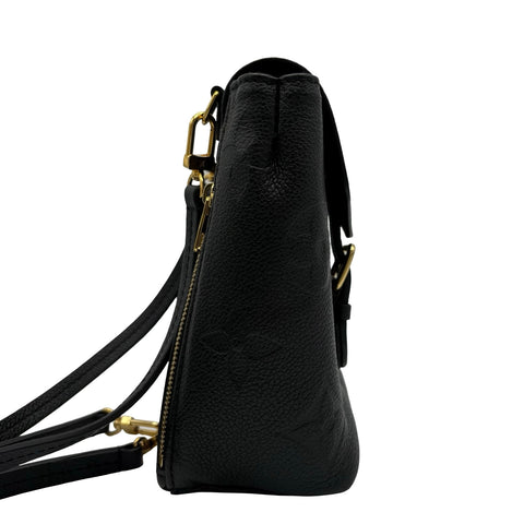 【中古】 LOUIS VUITTON ルイ・ヴィトン UNPLANT TINY BACKPACK アンプラント タイニーバック バックパック ICチップ ブラック レザー 中古 USED バッグ