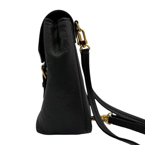 【中古】 LOUIS VUITTON ルイ・ヴィトン UNPLANT TINY BACKPACK アンプラント タイニーバック バックパック ICチップ ブラック レザー 中古 USED バッグ