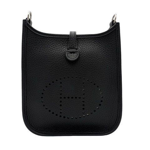 【新品未使用】Hermes エルメス EVELYNE TPM エヴリン TPM ショルダーバッグ W刻(2024年) ブラック トリヨン 新品 NEW バッグ