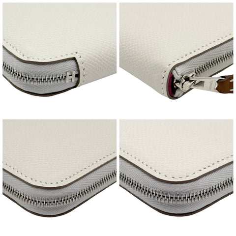 【未使用】 Hermes エルメス AZAP SILKIN COMPACT アザップシルクインコンパクト 財布 小物 白 エプソン 新品未使用