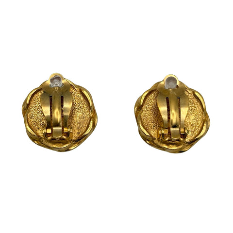 【中古】 CHANEL シャネル COCOMARK EARRINGS ココマークイヤリング イヤリング ゴールド/ブラック GP 中古 GOLD/BLACK GP