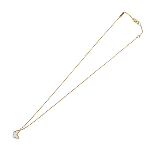 【中古】Van Cleef＆Arpels ヴァンクリーフ＆アーペル K18YG SWEET PAPILLON Necklace スウィート パピヨン ペンダント ネックレス 2.9g