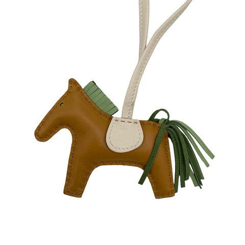 【中古】 Hermes エルメス RODEO CHARM ロデオチャーム チャーム セサミ/ヴェールクリケット/クレ アニューミロ 中古 AGNEAU MILO
