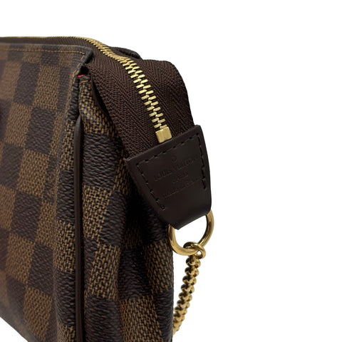 【中古】 LOUIS VUITTON ルイ・ヴィトン DAMIER EVA ダミエ エヴァ ショルダーバッグ DU3069(2009年) エベヌ キャンバス 中古 USED バッグ