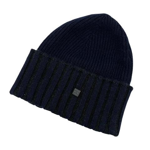 【中古】 CHANEL シャネル KNIT CAP ニットキャップ フリーサイズ USED 中古 帽子