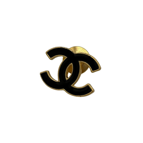 【中古】 CHANEL シャネル COCOMARK PIN BROOCH ココマークピンブローチ ブローチ ゴールド/ブラック GP 中古 GOLD/BLACK
