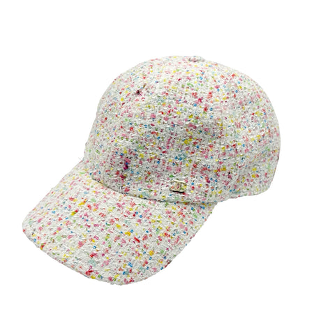 【中古】 CHANEL シャネル CAP キャップ フリーサイズ ツイード USED 中古 帽子