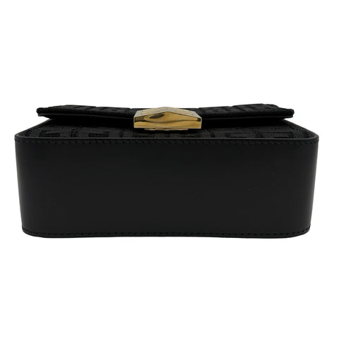 【美品】 GIVENCHY ジバンシィ SHOULDER BAG ショルダーバッグ ショルダーバッグ  ブラック キャンバス　カフースキン 中古 USED バッグ