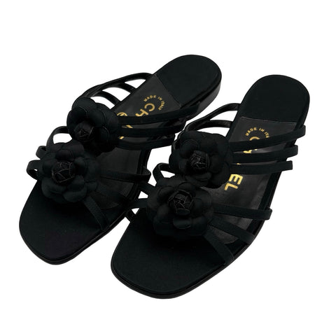 【中古】CHANEL シャネル SANDAL サンダル 36.5 USED 中古 靴