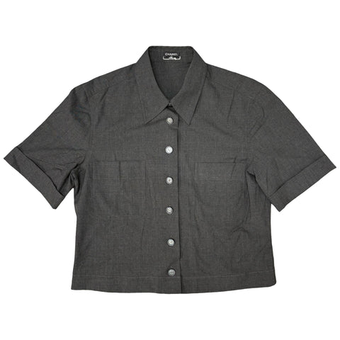 【中古】 CHANEL シャネル SHIRT シャツ  USED 中古 VINTAGE ITEM CLOTHES 洋服
