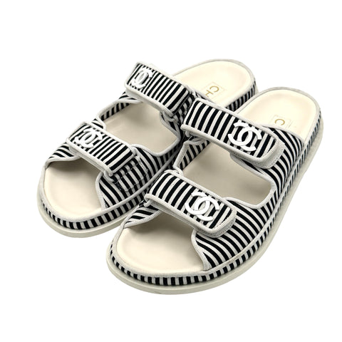 【中古】 CHANEL シャネル SANDALS サンダル 36.5 USED 中古 2024年 靴