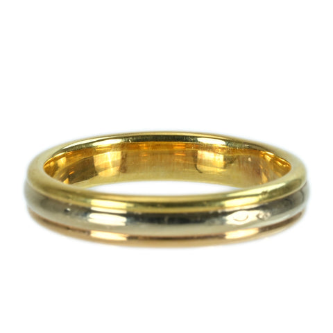 【中古】CARTIER カルティエ K18スリーカラー トリニティウェディングリング  RING 6.1g #19 ONE PRICE