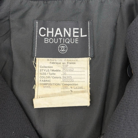 【中古】CHANEL シャネル SETUP セットアップ ジャケット スカート 36 USED 中古 1993年 CLOTHES