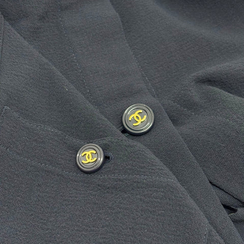 【中古】 CHANEL シャネル COCOMARK JACKET シアージャケット ココマーク 38 USED 中古 1999年 CLOTHES 洋服
