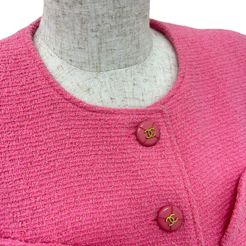 【中古】 CHANEL シャネル TWEED JACKET ツイードジャケット 38 USED 中古 1995年 CLOTHES 洋服