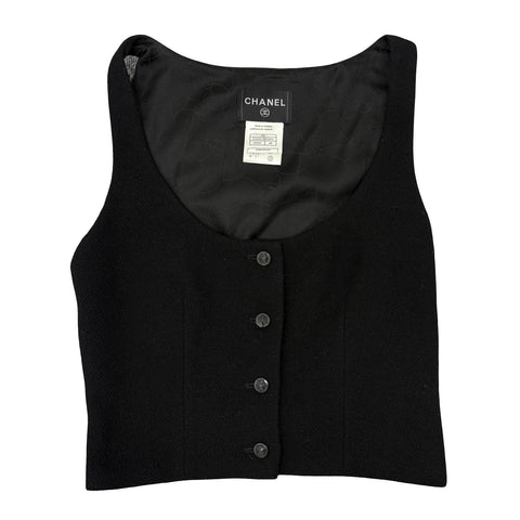 【中古】 CHANEL シャネル VEST ベスト 40 USED 中古 2003年 CLOTHES 洋服