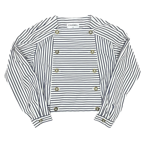 【中古】 CHANEL シャネル BLOUSE JACKET ブラウス ジャケット 34 USED 中古 2022年 CLOTHES 洋服