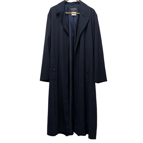 【中古】 CHANEL シャネル TRENCH COAT オーバーサイズトレンチコート 40 USED 中古 1996年 CLOTHES 洋服