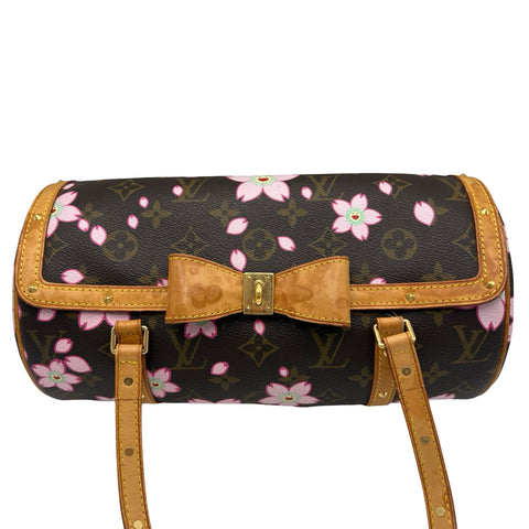 【中古】 LOUIS VUITTON ルイ・ヴィトン CHERRY BLSSOM HANDBAG チェリーブロッサムパピヨン ハンドバッグ  モノグラム/ピンク キャンバス USED USED バッグ