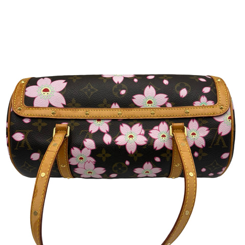 【中古】 LOUIS VUITTON ルイ・ヴィトン CHERRY BLSSOM HANDBAG チェリーブロッサムパピヨン ハンドバッグ  モノグラム/ピンク キャンバス USED USED バッグ
