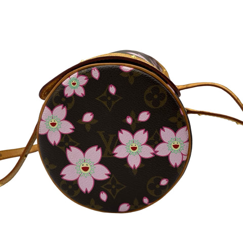 【中古】 LOUIS VUITTON ルイ・ヴィトン CHERRY BLSSOM HANDBAG チェリーブロッサムパピヨン ハンドバッグ  モノグラム/ピンク キャンバス USED USED バッグ