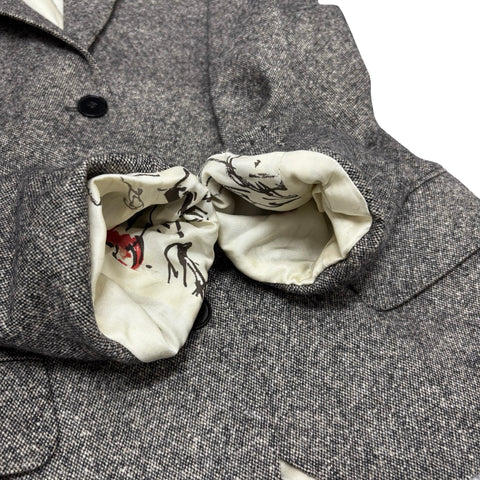 【中古】 Hermes エルメス JACKET ジャケット 38 USED 中古 VINTAGE ITEM CLOTHES 洋服