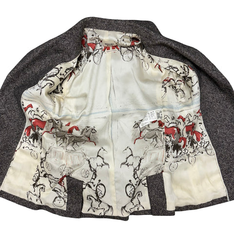【中古】 Hermes エルメス JACKET ジャケット 38 USED 中古 VINTAGE ITEM CLOTHES 洋服