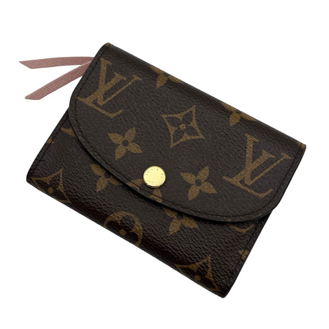 【中古】 LOUIS VUITTON ルイ・ヴィトン WALLET M62361 ポルトモネ・ロザリ 財布 モノグラム・ローズバレリーヌ キャンバス 中古 小物