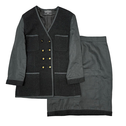 【中古】 CHANEL シャネル SET UP セットアップ ジャケット スカート  USED 中古 ヴィンテージ アイテム アパレル 洋服