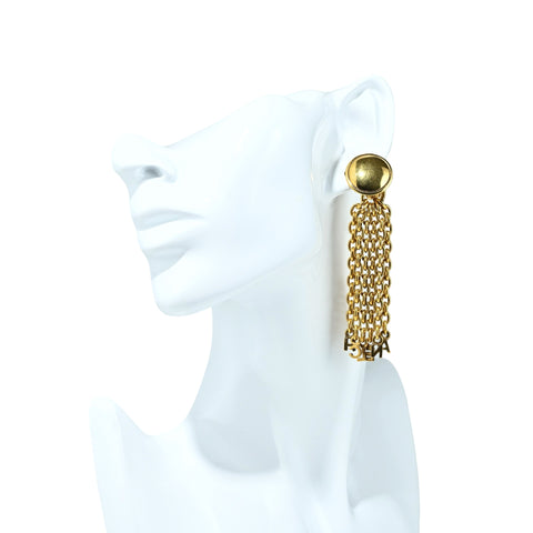 【中古】 CHANEL シャネル EARRINGS イヤリング 小物 ゴールド GP 中古 ヴィンテージ SALE セール