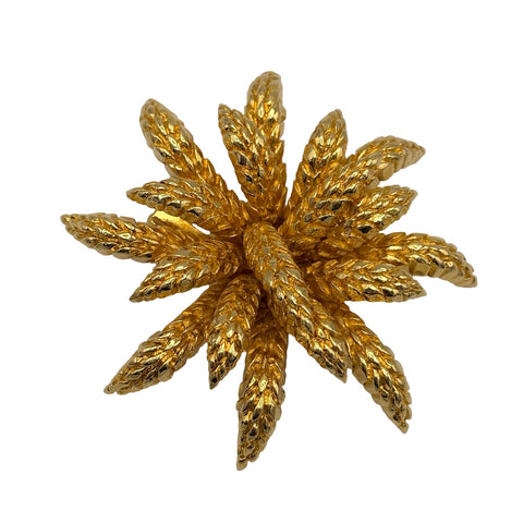 【中古】CHANEL シャネル BROOCH ブローチ ゴールド 中古