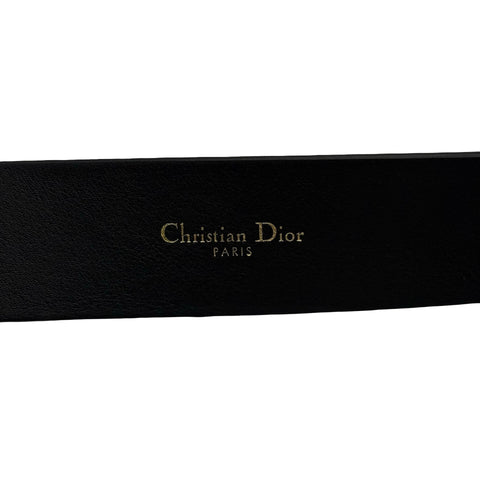 【中古】 Christian Dior クリスチャン ディオール 30 MONTAIGNE BELT ベル ブラック 中古