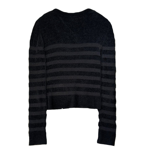 【美品】 CHANEL シャネル SWEATER ココ金ボタン付きニットセーター 40 USED 中古 2020年 CLOTHES 洋服