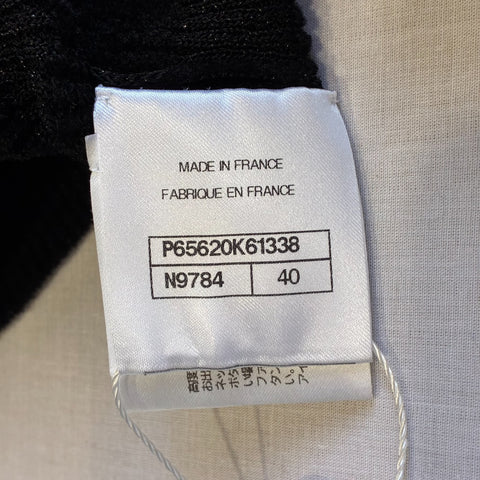 【美品】 CHANEL シャネル SWEATER ココ金ボタン付きニットセーター 40 USED 中古 2020年 CLOTHES 洋服