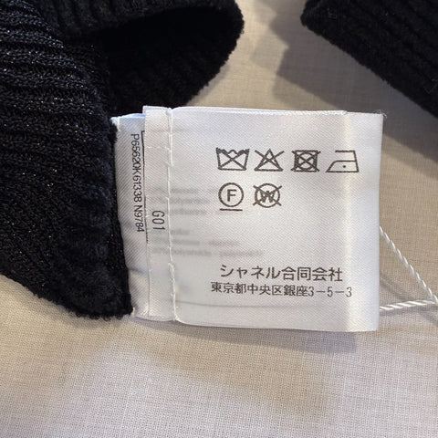 【美品】 CHANEL シャネル SWEATER ココ金ボタン付きニットセーター 40 USED 中古 2020年 CLOTHES 洋服