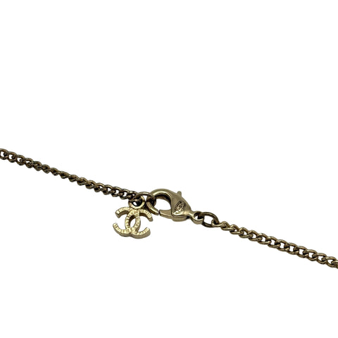 【中古】 CHANEL シャネル ROUND BIJOU NECKLACE ココマーク ラウンドビジューネックレス  GP 中古