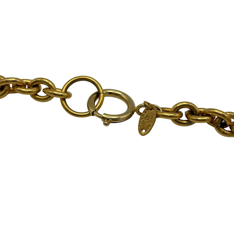 【中古】 CHANEL シャネル NECKLACE ネックレス NECKLACE ゴールド/赤 GP VINTAGE ITEM 中古