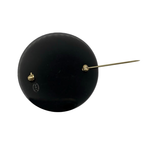 【中古】 CHANEL シャネル  NO.5 ブローチ BROOCH ブラック 中古 BLACK