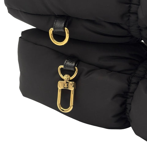 【中古】 LOUIS VUITTON ルイ・ヴィトン GLOVES グローブ 手袋 ブラック 中古 BLACK