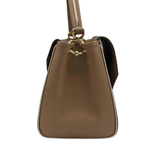 【美品】 LOUIS VUITTON ルイ・ヴィトン DOUBLE V  BAG ドゥブルV ハンドバッグ ショルダーバッグ ICチップ(2021年～) ブラウン/ベージュ レザー 中古 USED バッグ