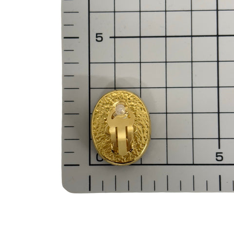 【中古】 CHANEL シャネル EARRINGS グリポアイヤリング EARRINGS ゴールド/ブルー グリポア 中古 GOLD/BLUE