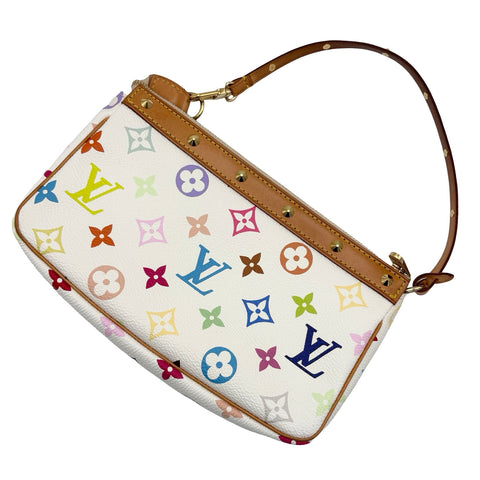 【中古】 LOUIS VUITTON ルイ・ヴィトン POCHETTE ACCESSORY MULTICOLORE ポシェット アクセソワールマルチカラー ショルダーバッグ SD0074(2004年) マルチカラー キャンバス 中古 USED バッグ