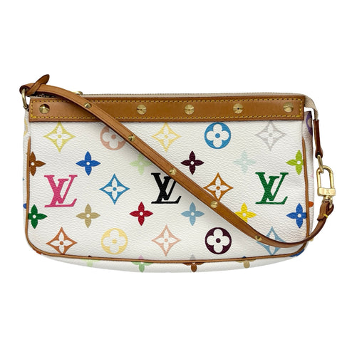 【中古】 LOUIS VUITTON ルイ・ヴィトン POCHETTE ACCESSORY MULTICOLORE ポシェット アクセソワールマルチカラー ショルダーバッグ SD0074(2004年) マルチカラー キャンバス 中古 USED バッグ