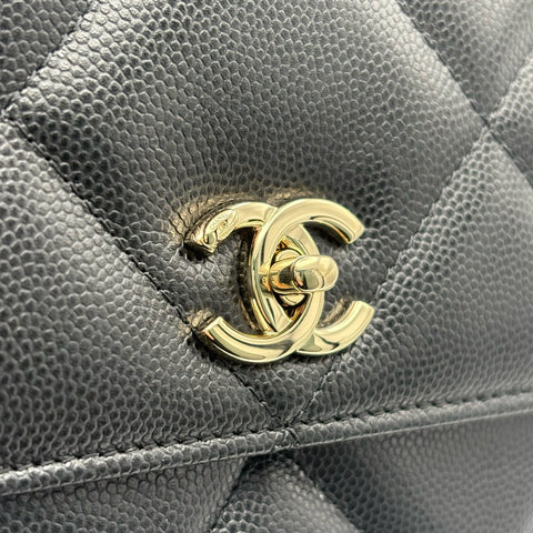 【未使用品】 CHANEL シャネル 3WAY CHAIN WALLET 3WAYショルダーバッグ ショルダーバッグ ランダム番(2021年～) ブラック キャビアスキン 未使用 NEW バッグ