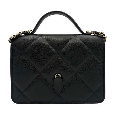 【未使用品】 CHANEL シャネル 3WAY CHAIN WALLET 3WAYショルダーバッグ ショルダーバッグ ランダム番(2021年～) ブラック キャビアスキン 未使用 NEW バッグ