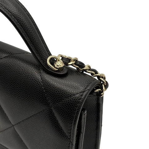 【未使用品】 CHANEL シャネル 3WAY CHAIN WALLET 3WAYショルダーバッグ ショルダーバッグ ランダム番(2021年～) ブラック キャビアスキン 未使用 NEW バッグ